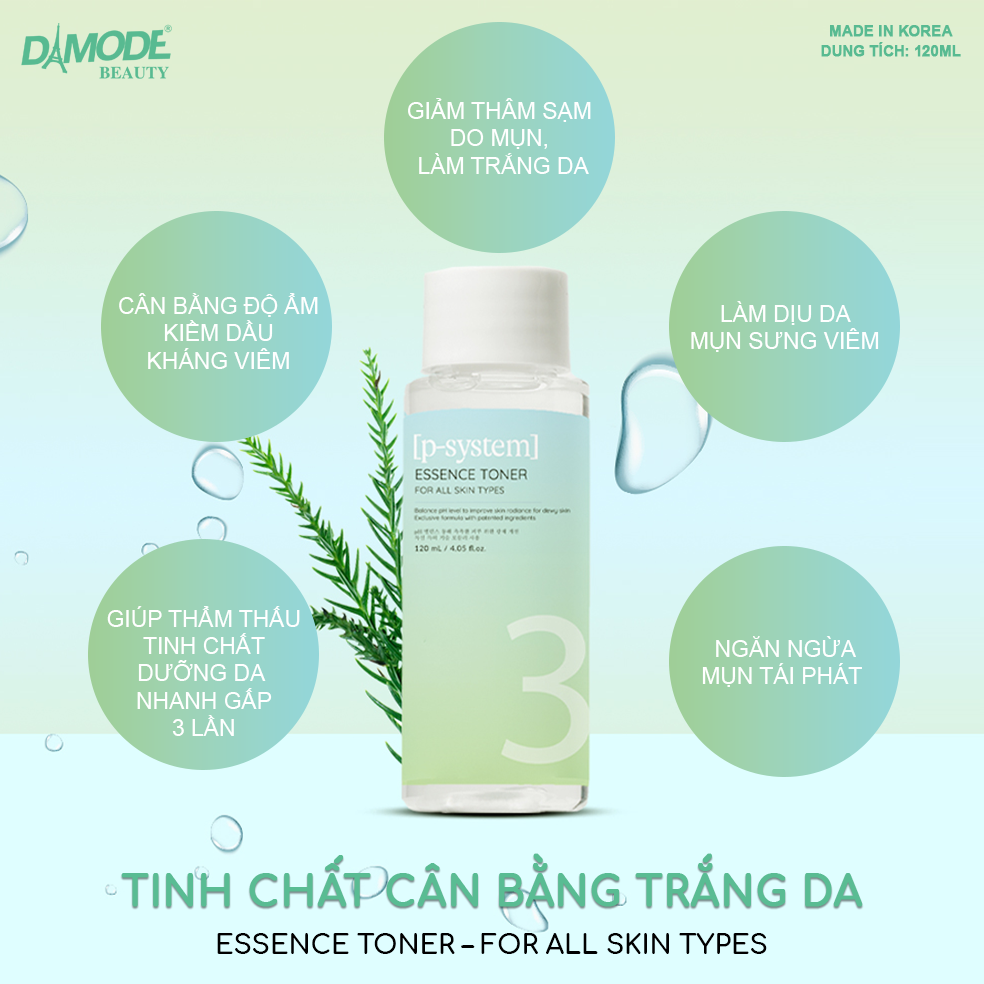 Tinh Chất Cân Bằng Trắng Da Dành Cho Mọi Loại Da Essence Toner