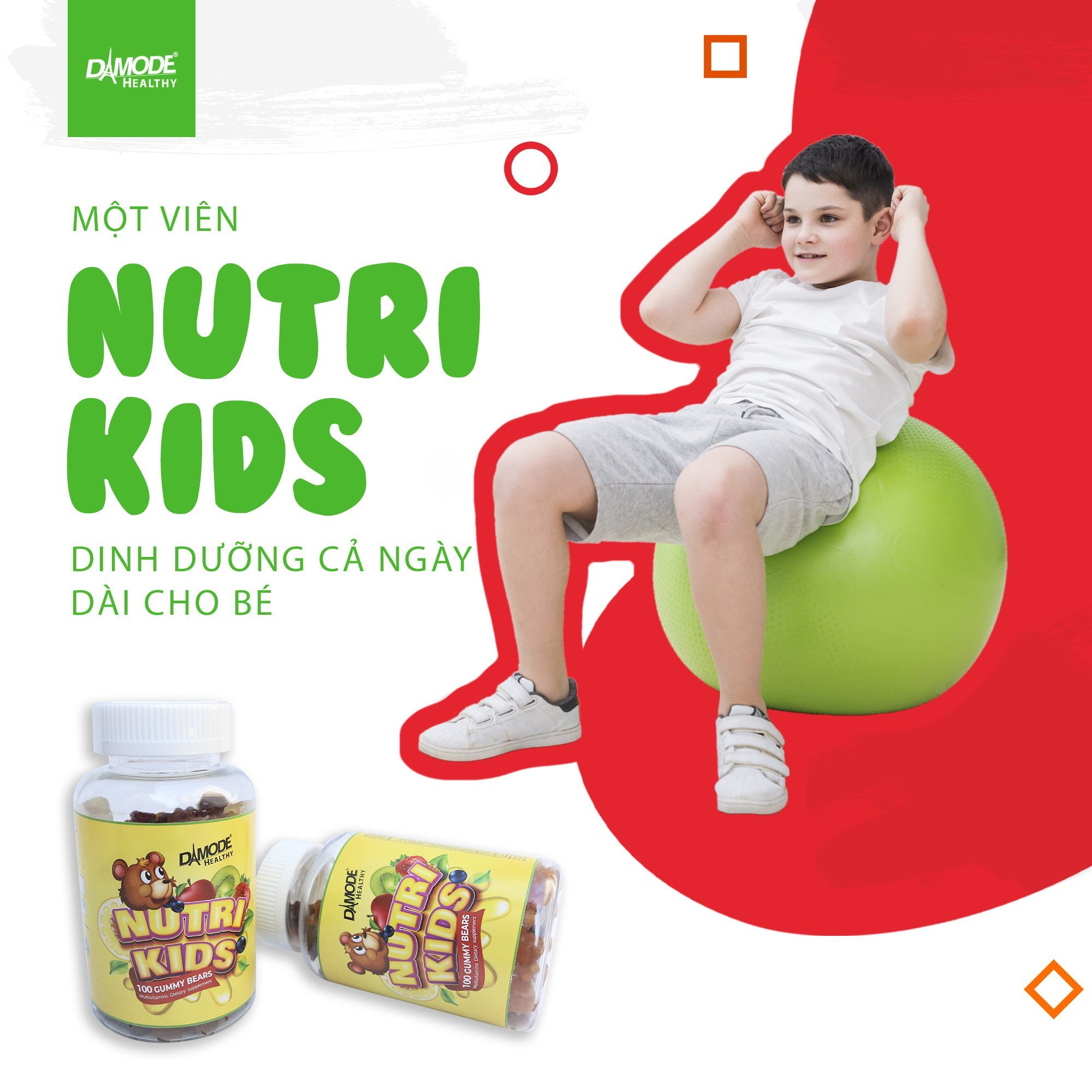 Vitamin, Khoáng Chất, Tăng Sức Đề Kháng Cho Trẻ Em - Nutri Kids