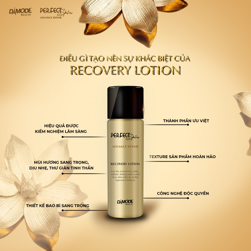 Nước Thần Tái Tạo, Phục Hồi, Trắng Sáng, Ngăn Ngừa Lão Hoá Da - Recovery Lotion