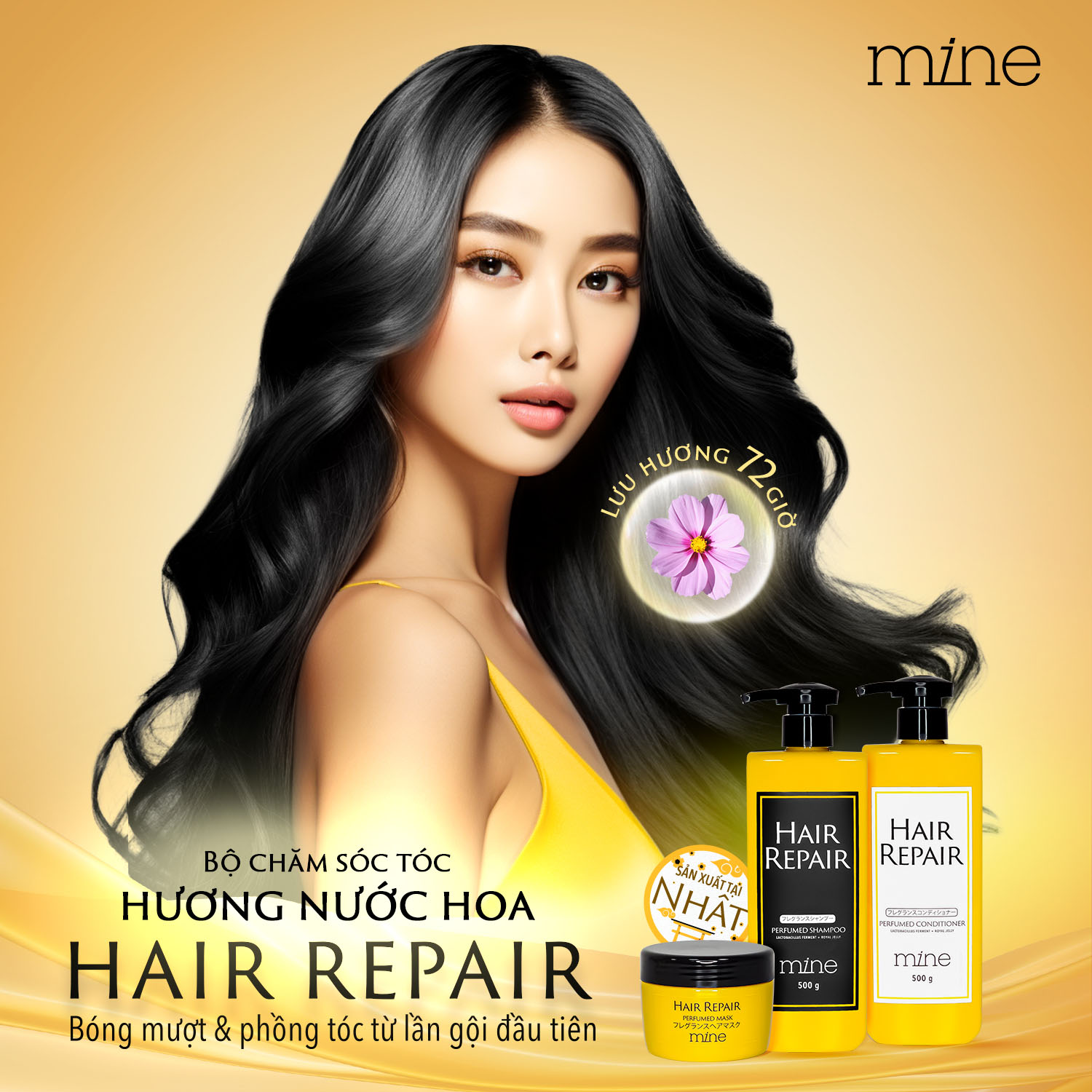 Dầu gội Mine Hair Repair Perfumed Shampoo 